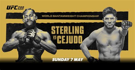 ufc betway|UFC 288 Parlay Picks (+3860): Cejudo vs Sterling .